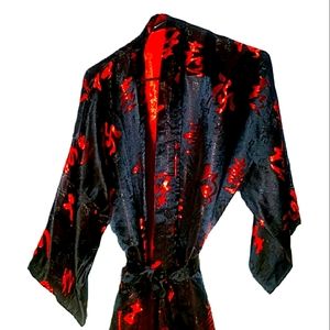 Gorgeous Traditional Lian Lin Silky Chinese Kimono